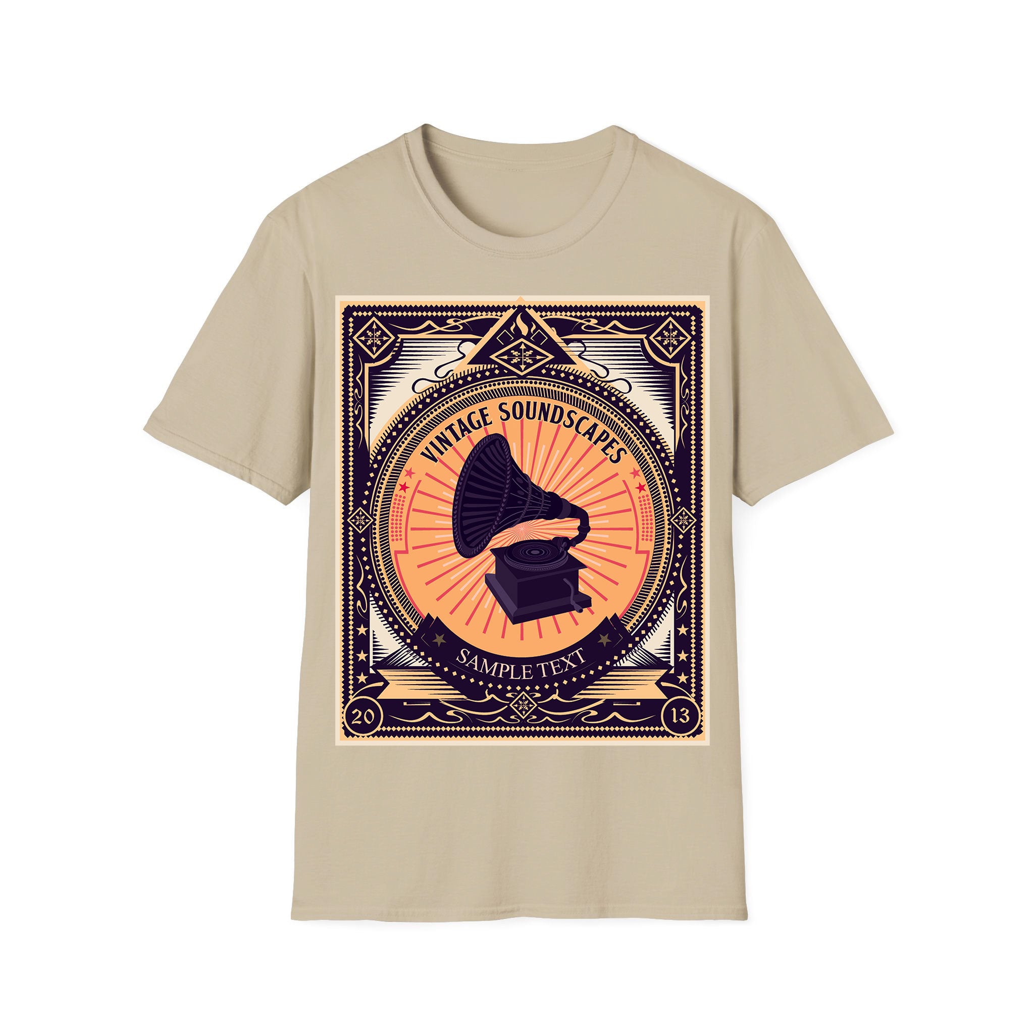 Music unisex T-shirt Vintage Soundscapes