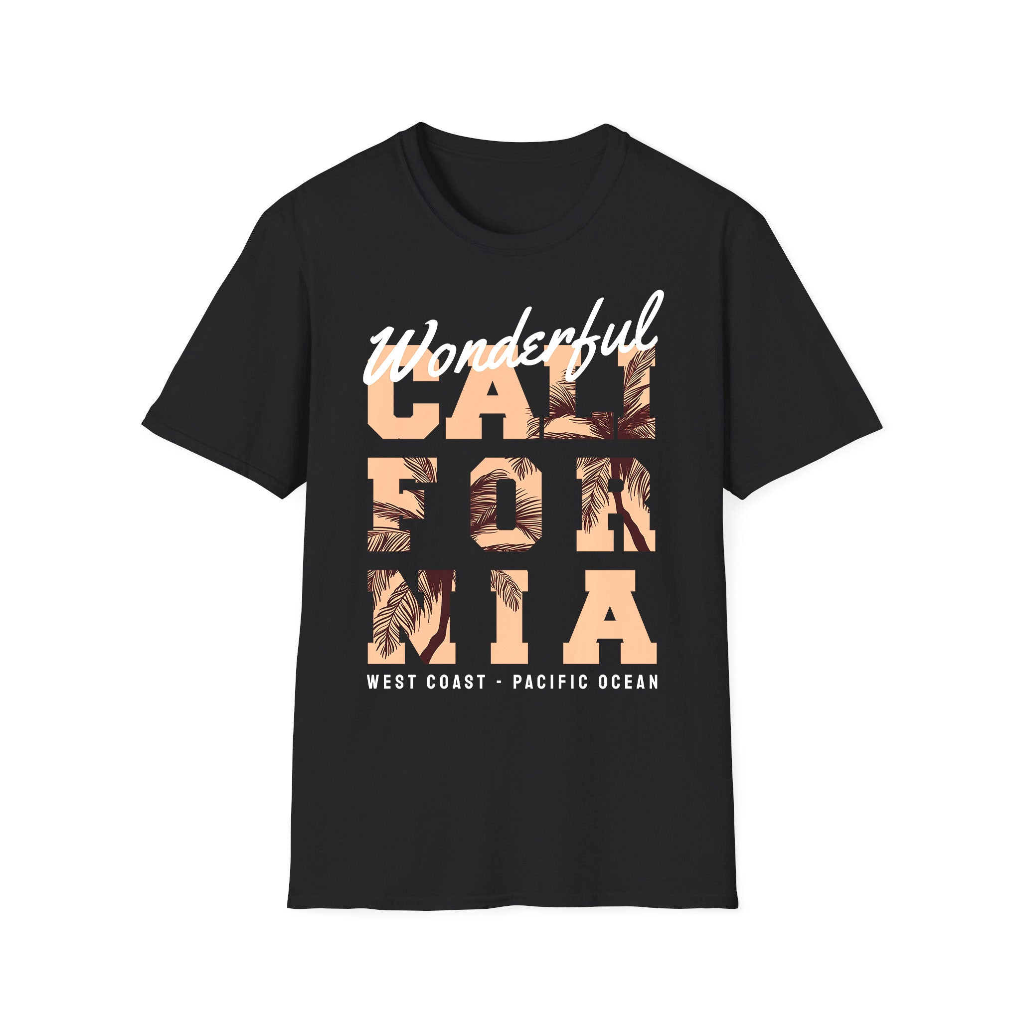 T-shirt unisexe d'été Wonderful California