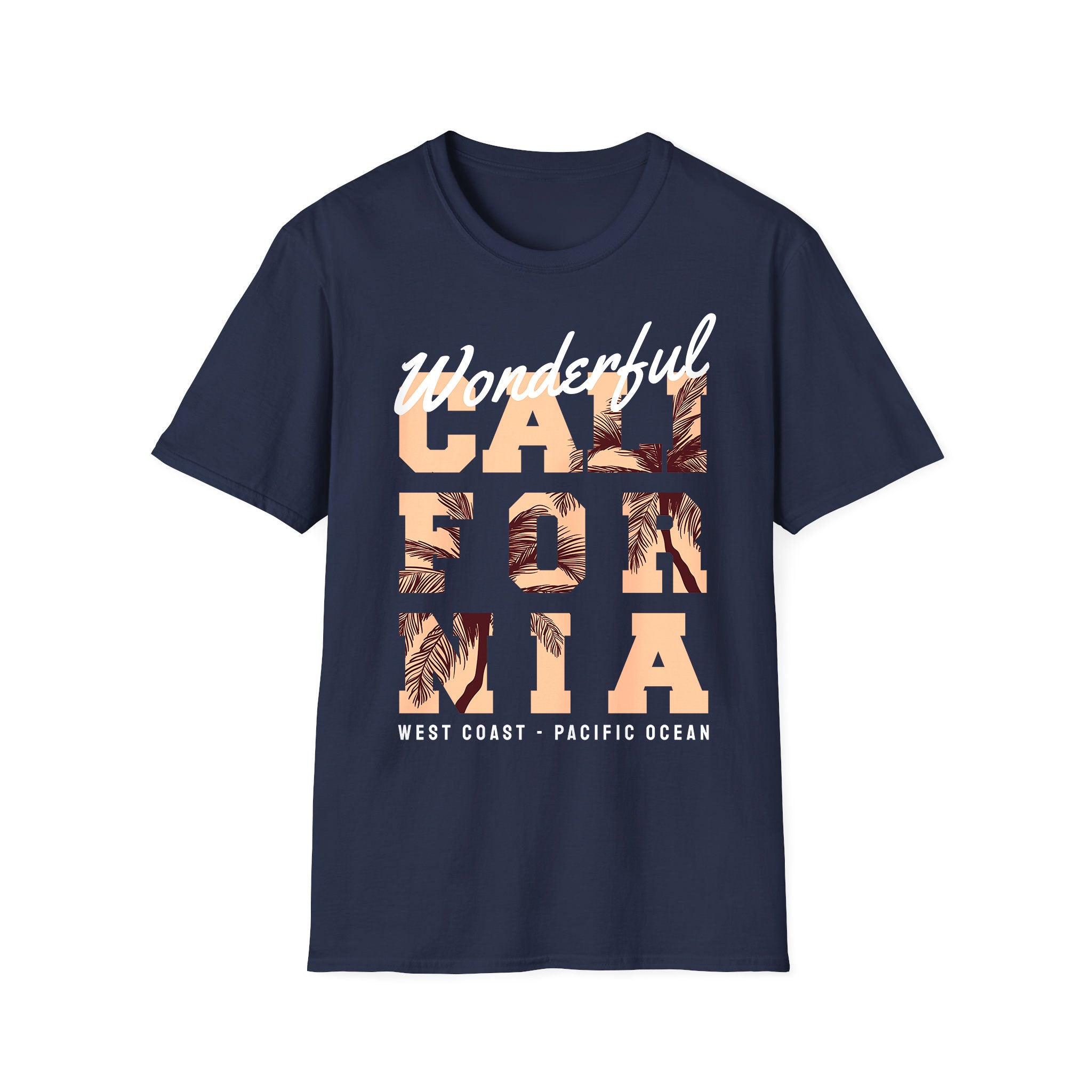 T-shirt unisexe d'été Wonderful California