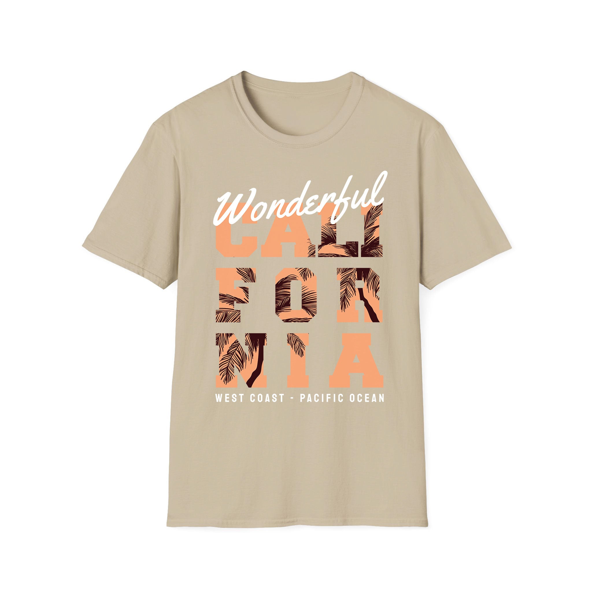 T-shirt unisexe d'été Wonderful California