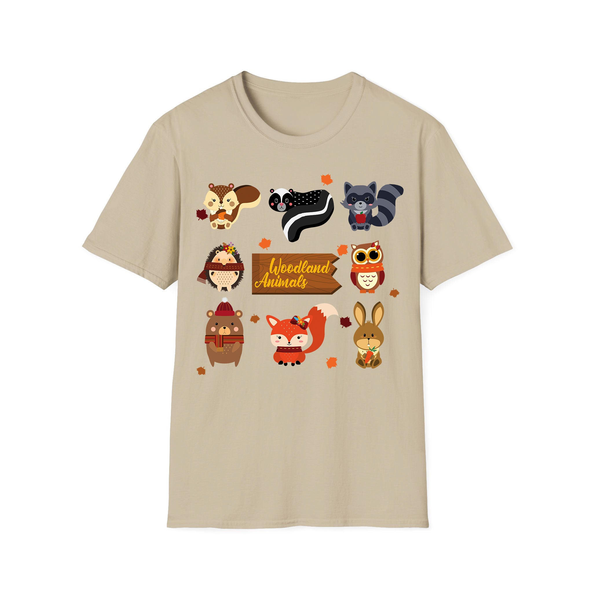 Autumn T-shirt Woodland Animals