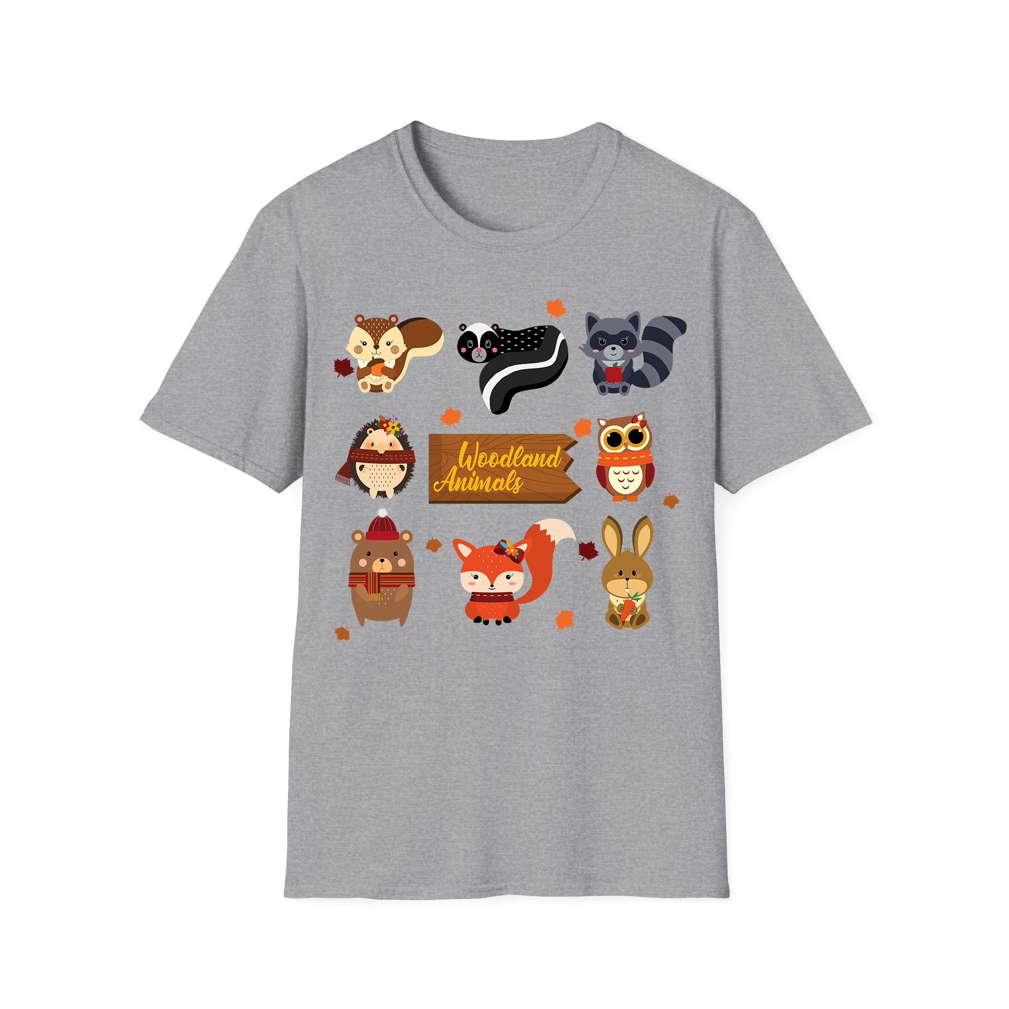 Autumn T-shirt Woodland Animals