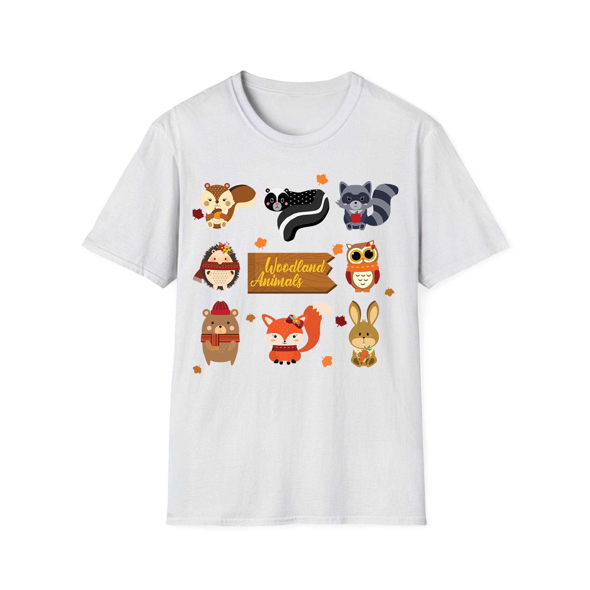 Autumn T-shirt Woodland Animals