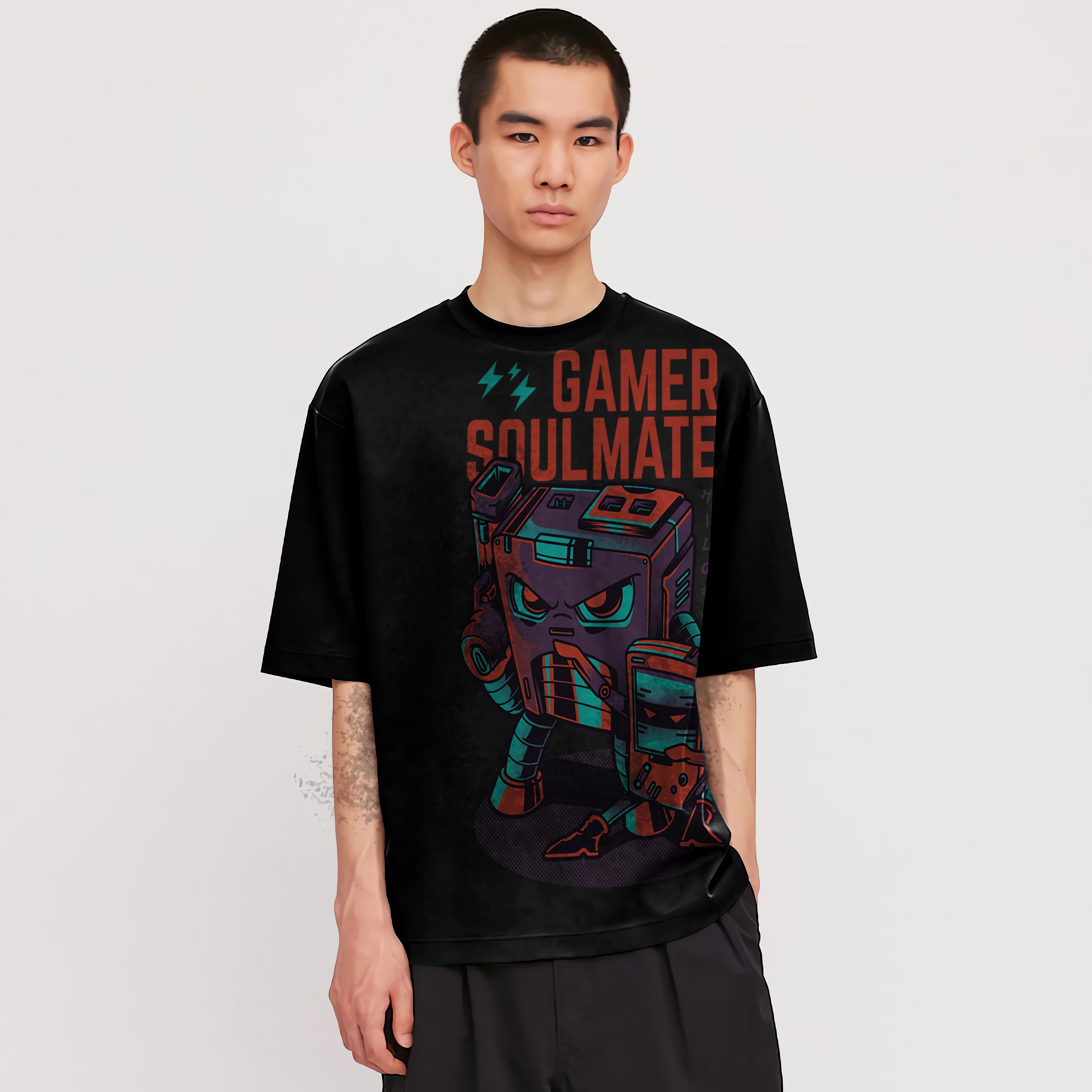 Oversize graphic T-shirt Gamer Soulmate