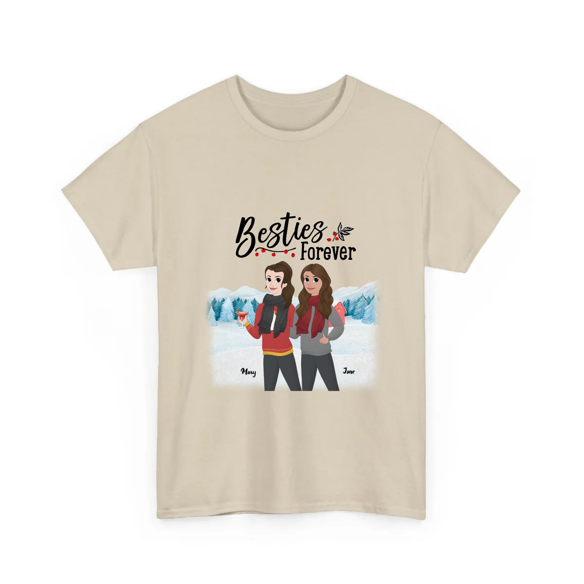 Personalized T-Shirt Besties Forever