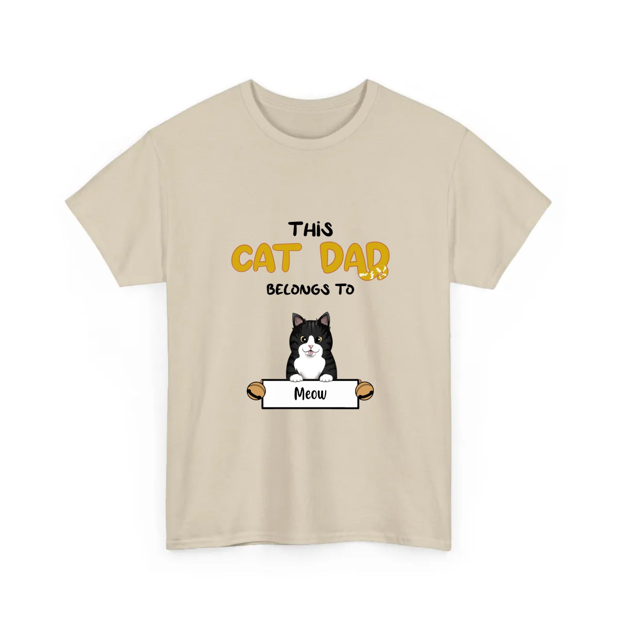 Personalized T-Shirt This Cat Dad Belongs