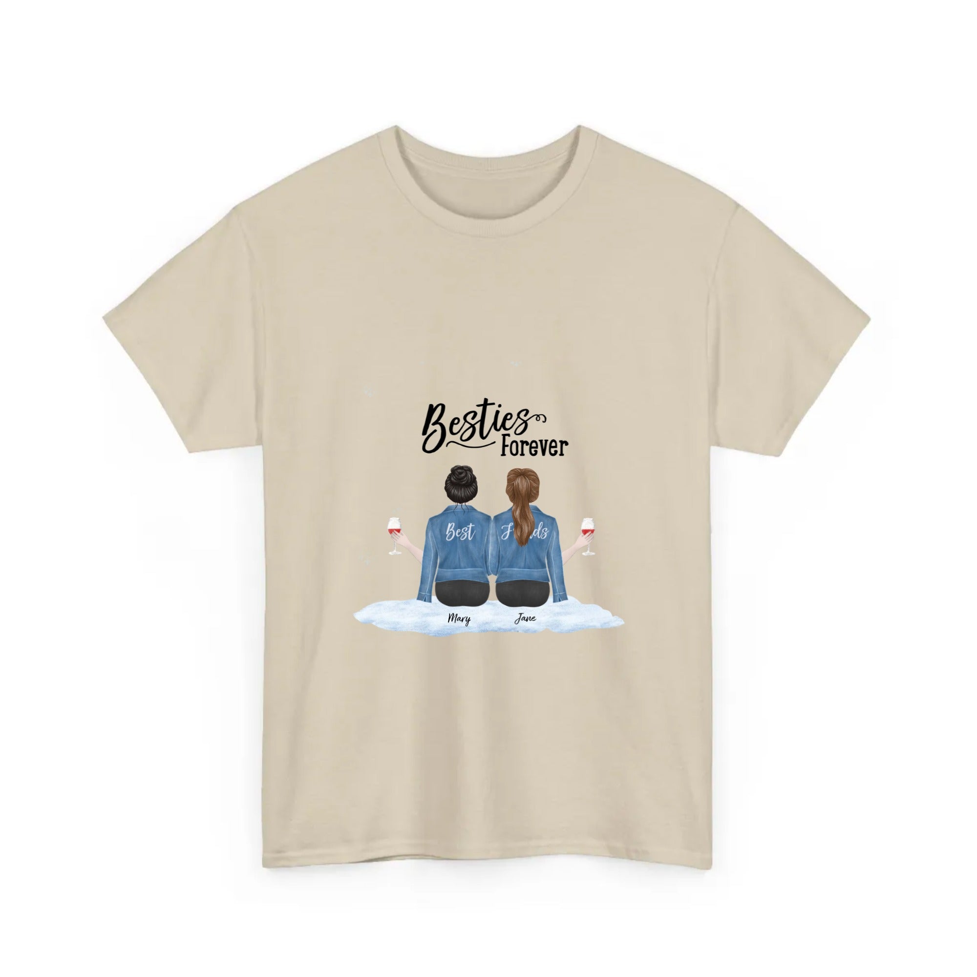 Personalized T-Shirt Besties Forever 2