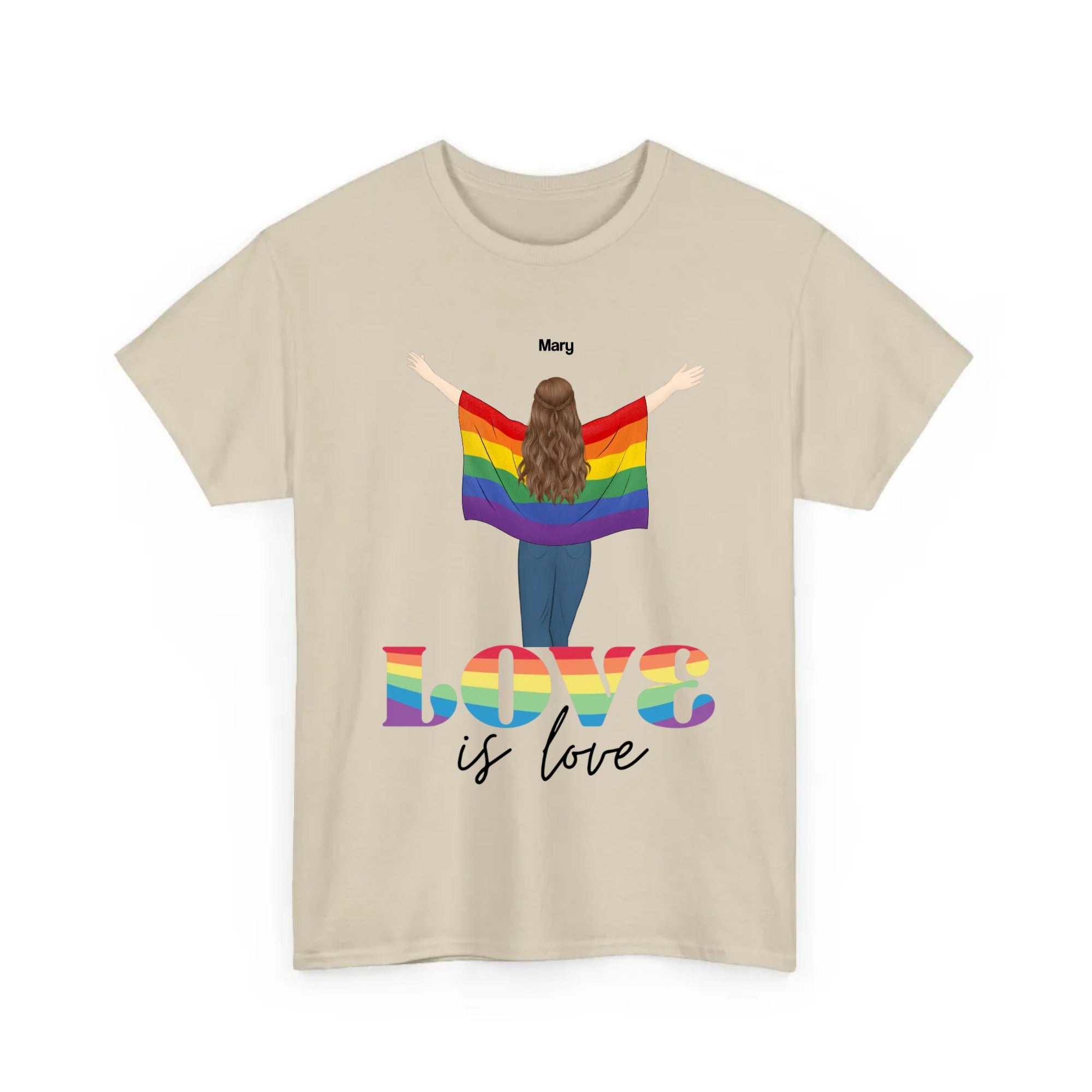 Personalized T-Shirt Love Is Love