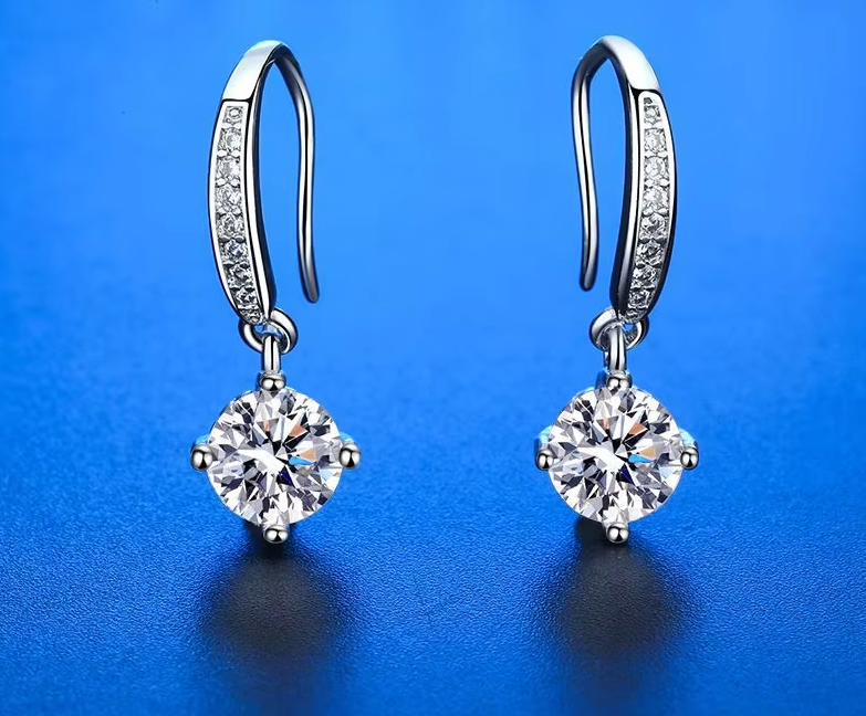 925 Sterling Silver Drop Earrings