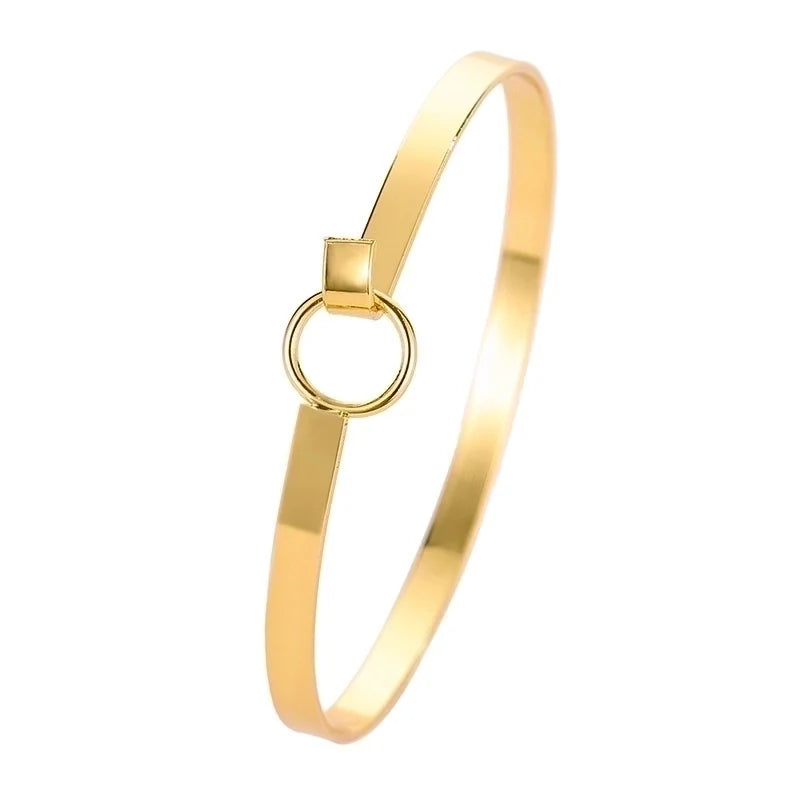 Goldtone stainless steel bracelet