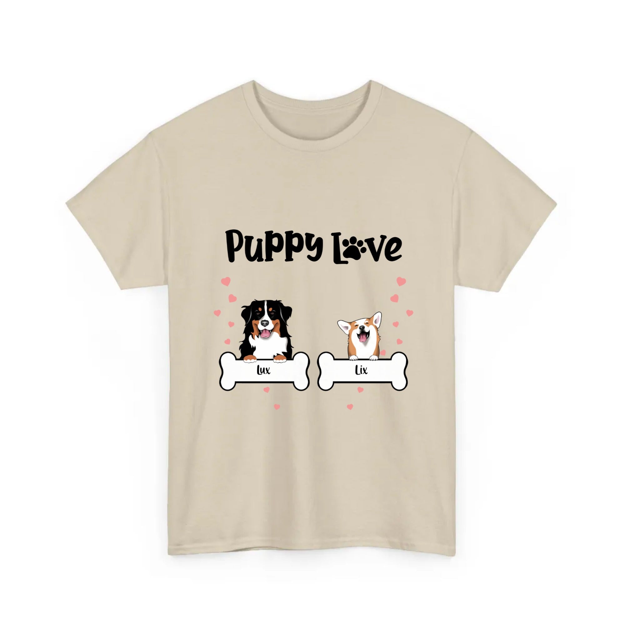 Personalized T-Shirt Dog Puppy Love