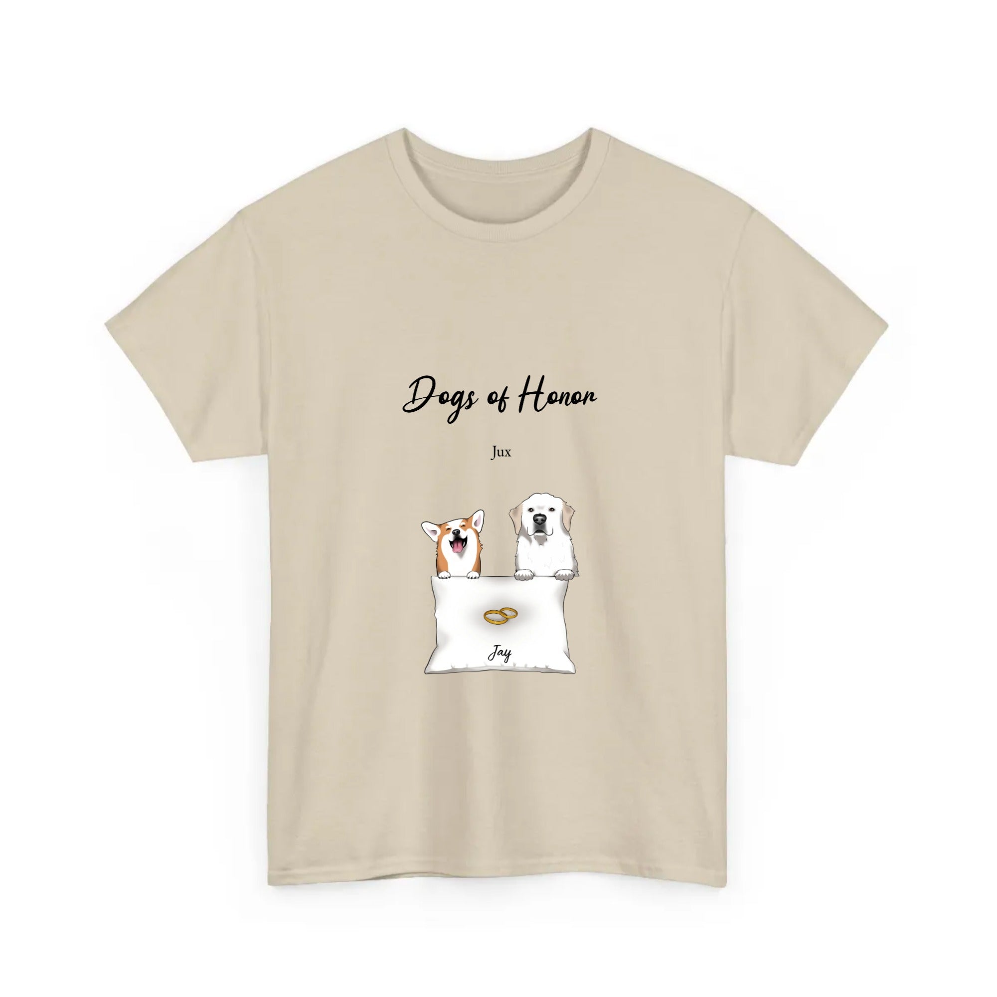 Personalized T-Shirt Dog Of Honor