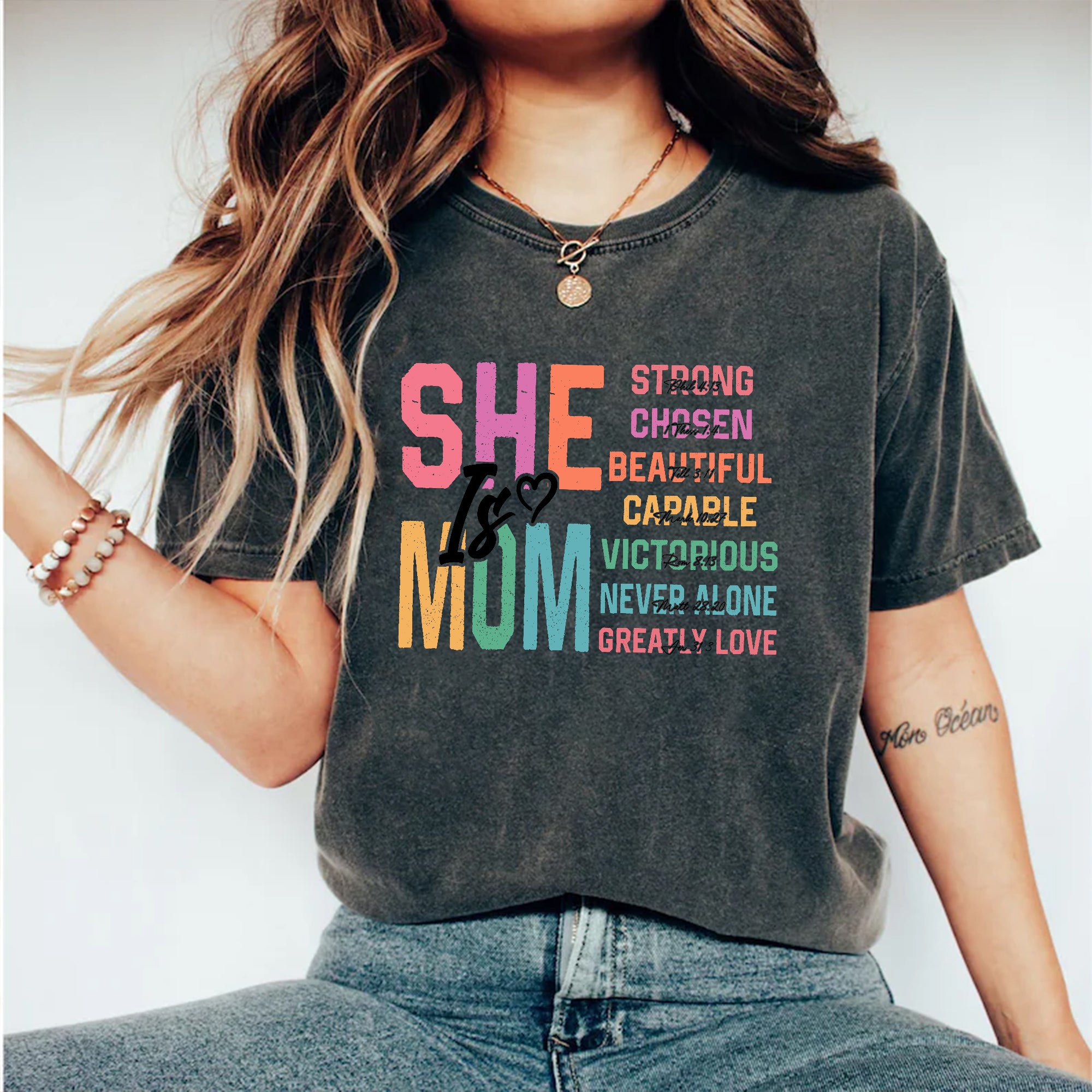 Mother's Day T-shirt She is mom