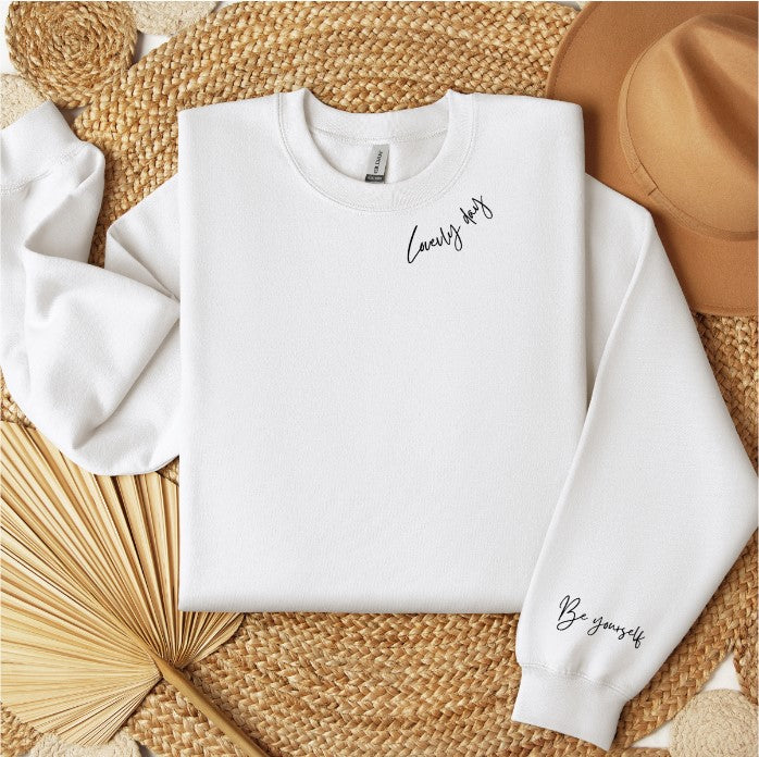 Personalized Sweatshirt With Sleeves